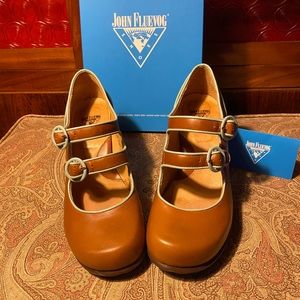 John Fluevog’s 2 Strap Luxurious Leather Mary Janes